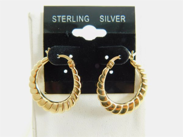 Yellow-Gold-Plated-Hoops-with-Snap-Closure-Sterling-Silver-Earrings-925-JA1122-202326502640