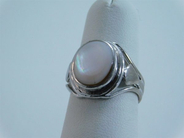 925-Sterling-Silver-Milky-Opal-Ring-LA0584-253663178481