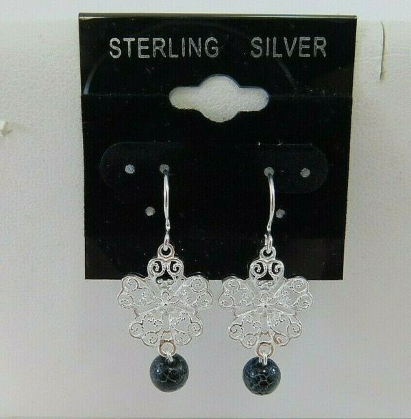 925-Sterling-Silver-Filigree-flower-dangle-drop-Earrings-JM00380-254433793802