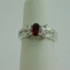 925-Sterling-Silver-Garnet-Solitaire-w-Cubic-Zirconia-Accents-Ring-LA0476-202328616462-2