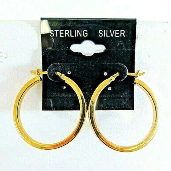 925-Sterling-Silver-Large-Hoop-Yellow-Earrings-LW0052-254449736122