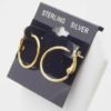 925-Sterling-Silver-Mirror-Finish-Simple-Hoop-Earrings-LA174-254337884022