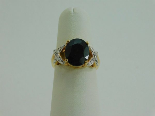 925-Sterling-Silver-Onyx-Solitaire-w-Cubic-Zirconia-X-Accents-Ring-LA0478-202328583772