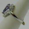 925-Sterling-Silver-Pear-Shaped-Purple-stone-Ring-Size-7-JK0028-202894398182-2