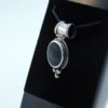 925-Sterling-Silver-Vintage-Black-Onyx-Pendant-LA0618-202335773542-2