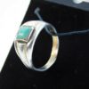 925-Sterling-Silver-Vintage-Turquoise-Princess-Cut-Ring-LA0631-253675524912-5