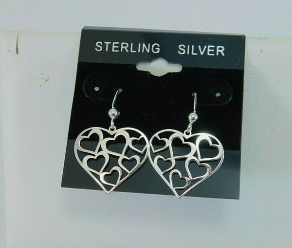 925-Sterling-Silver-Filigree-Heart-Dangle-Earrings-DG0568-202827999273