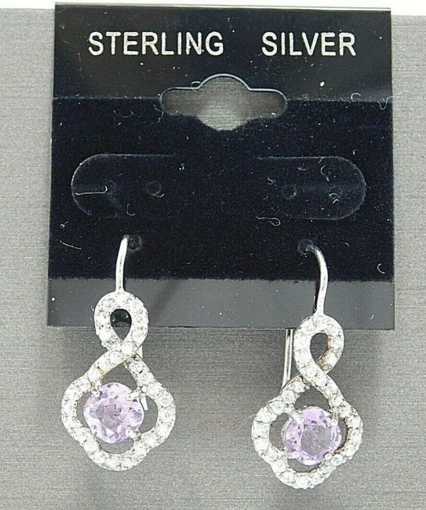 925-Sterling-Silver-dangling-Earrings-with-purple-stone-and-cz-accents-JK0358-202930365353