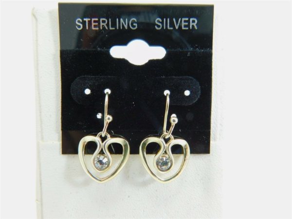 925-Sterling-Silver-9-Inch-Open-Heart-Drop-Dangle-wRound-CZ-Earrings-DA0537-202326543924