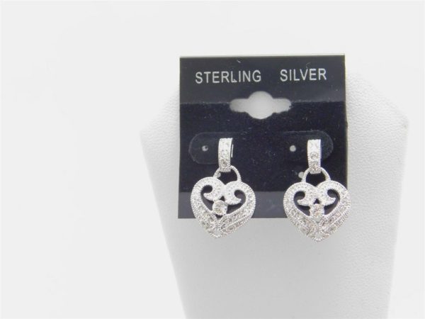 925-Sterling-Silver-Cubic-Zirconia-Moissanite-Heart-Dangle-Stud-Earrings-LA39-253645143154
