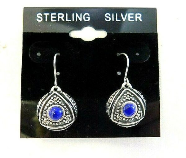 925-Sterling-Silver-Dangle-Blue-Drop-Earrings-LW0008-254446397544