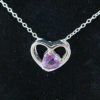 925-Sterling-Silver-Purple-Heart-stones-W-Inner-Heart-EarringNecklace-JM00248-254429418084-2