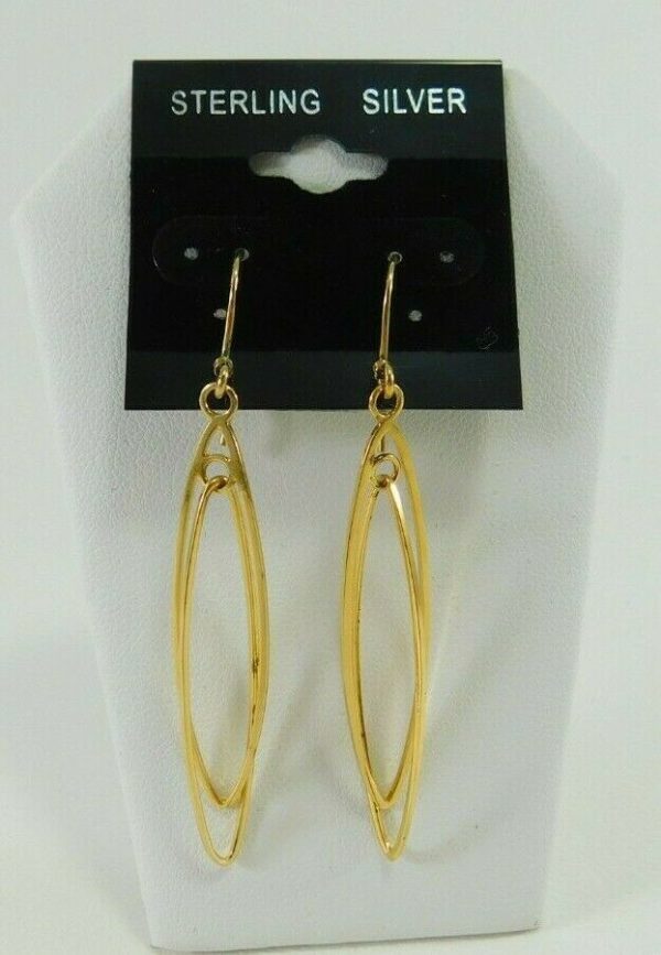 925-Sterling-Silver-Chandelier-Gold-Dangle-Earrings-JM00028-254198795545