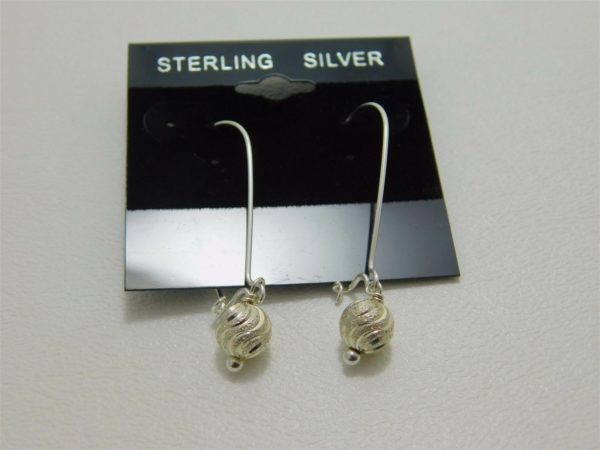 925-Sterling-Silver-Swirl-Ball-Dangle-on-Hook-Earrings-LA20-202321520745