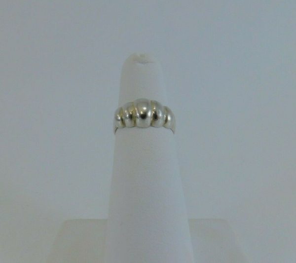 925-Sterling-Silver-Vertical-Dome-Ring-Size-5-DG0404-254222639626