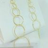 925-Sterling-Silver-Earrings-Gold-Toned-Circles-LW0002-254446354578-2