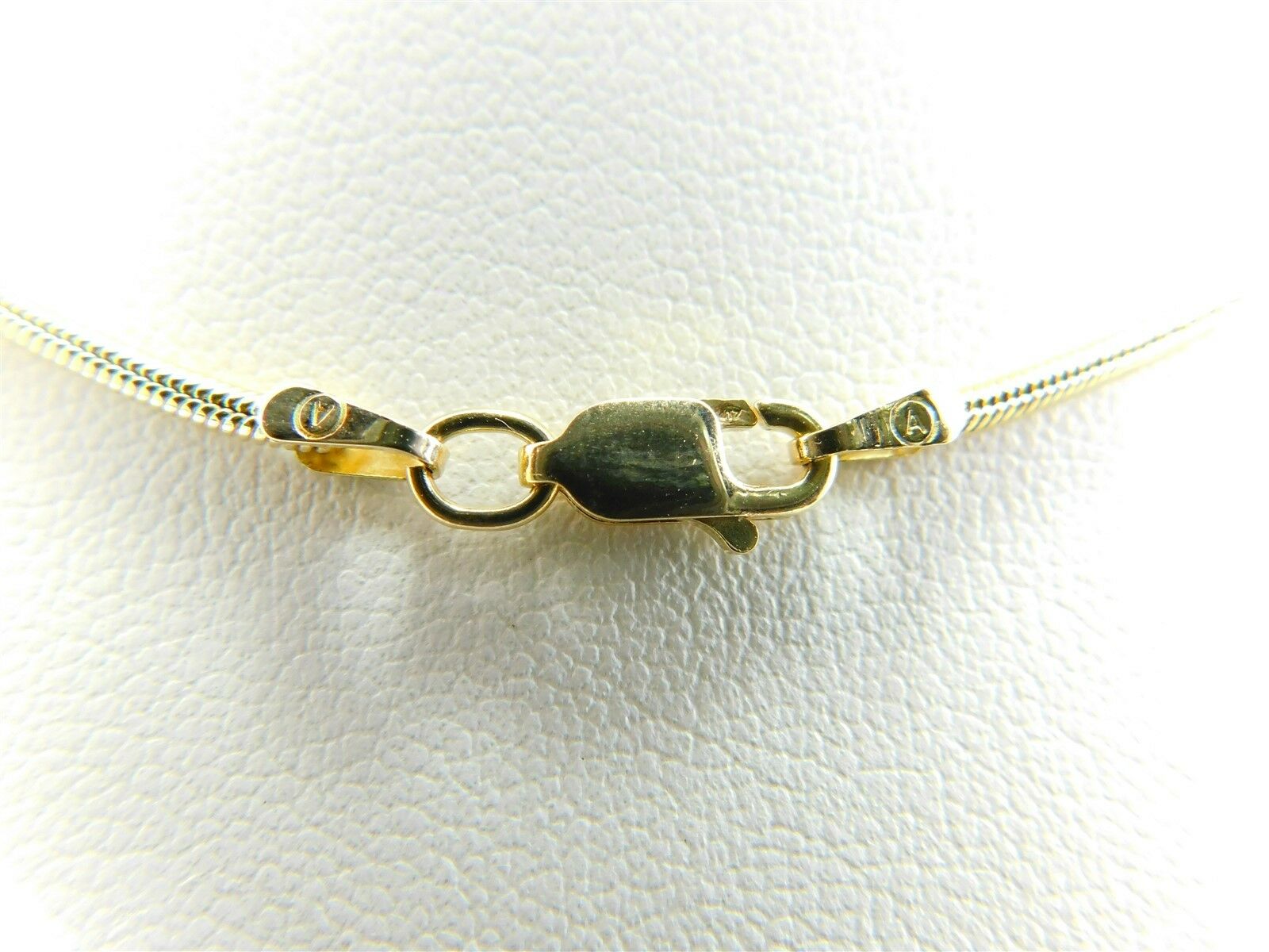 Details about   Real 14kt Yellow Gold .90mm Round Snake Chain Bracelet; 7 inch; Lobster Clasp